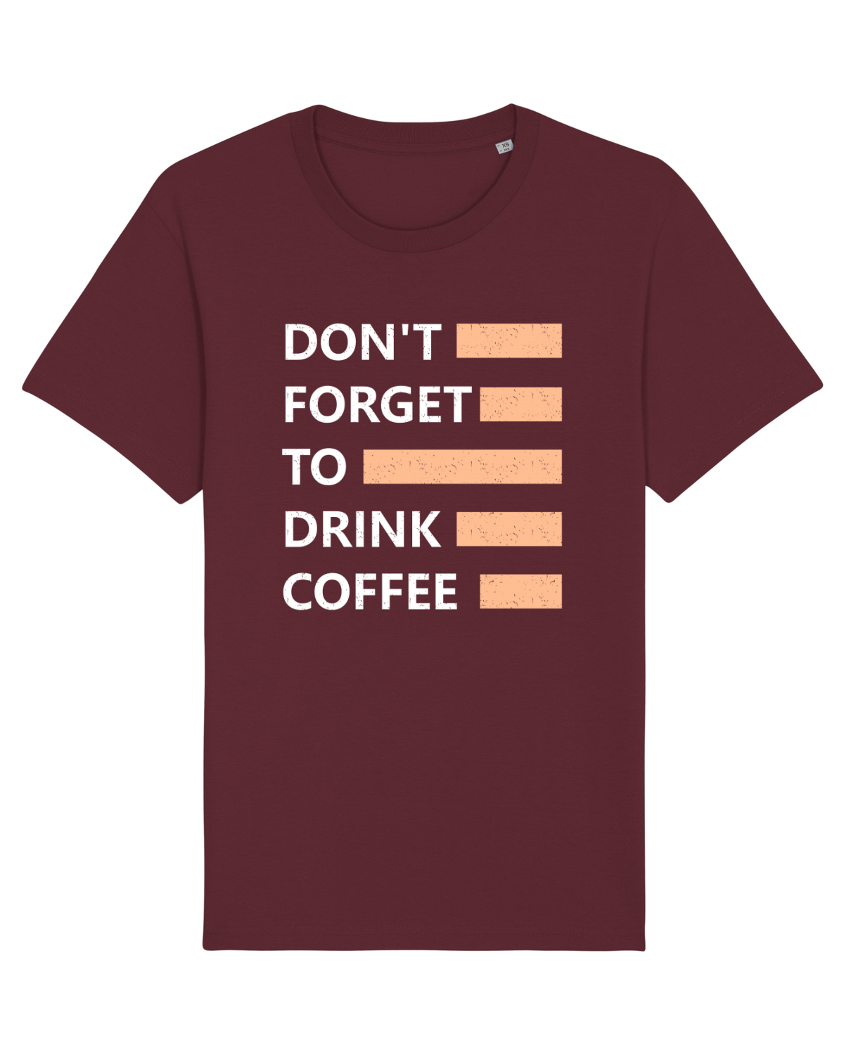 Tricou mânecă scurtă Unisex Rocker Burgundy