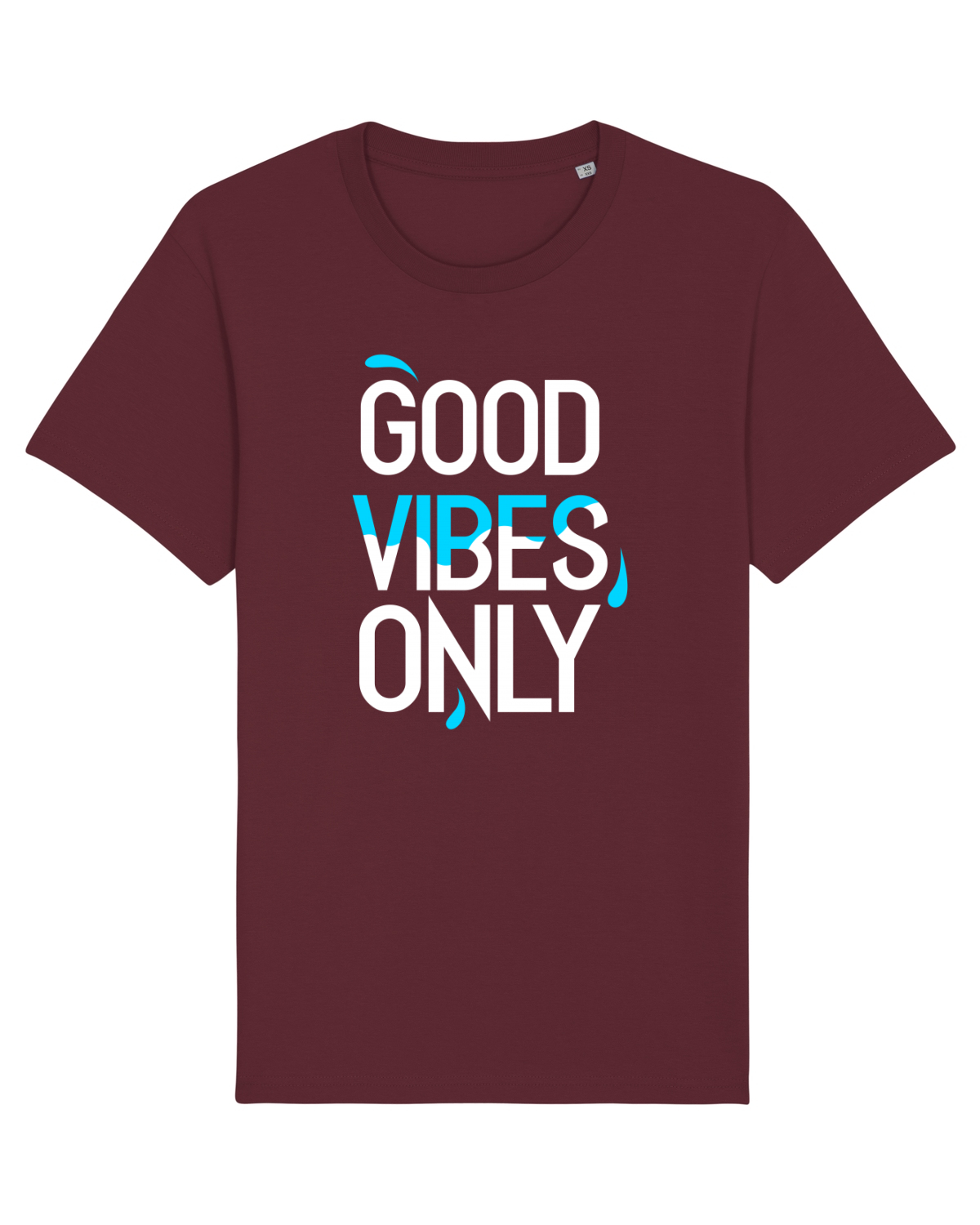 Tricou mânecă scurtă Unisex Rocker Burgundy