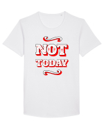Not Today Tricou mânecă scurtă guler larg Bărbat Skater