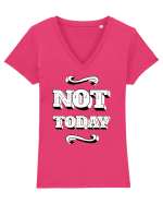 Not Today Tricou mânecă scurtă guler V Damă Evoker