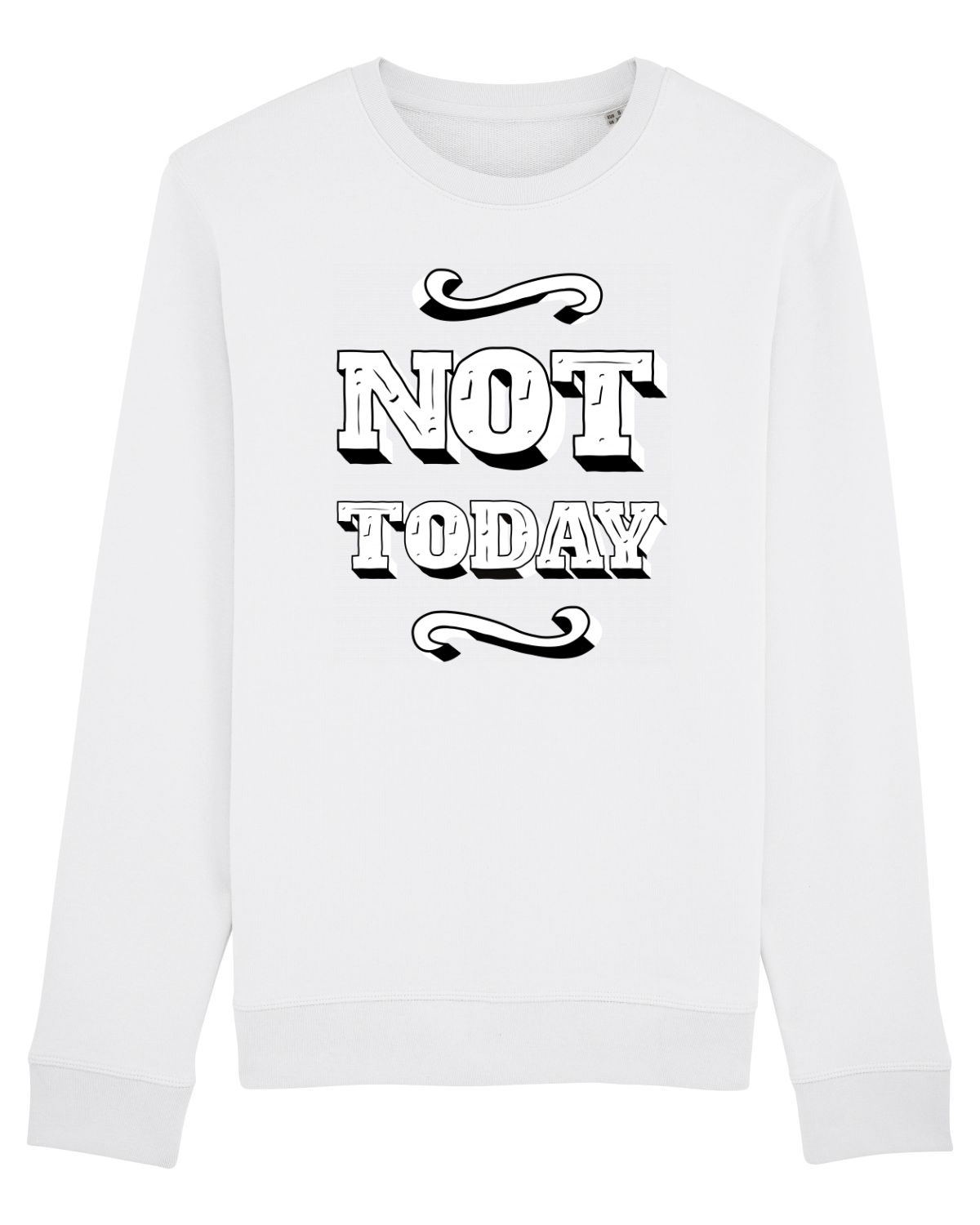 Bluză mânecă lungă Unisex Rise White