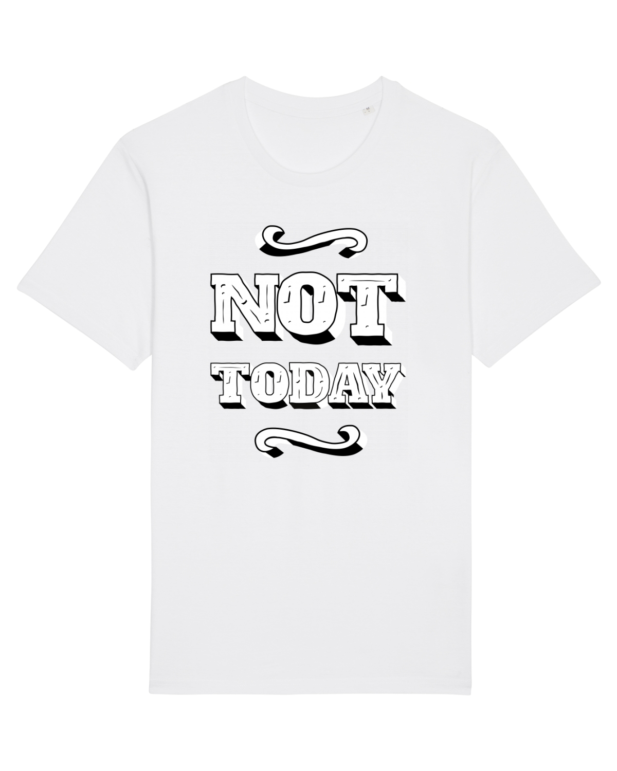 Tricou mânecă scurtă Unisex Rocker White