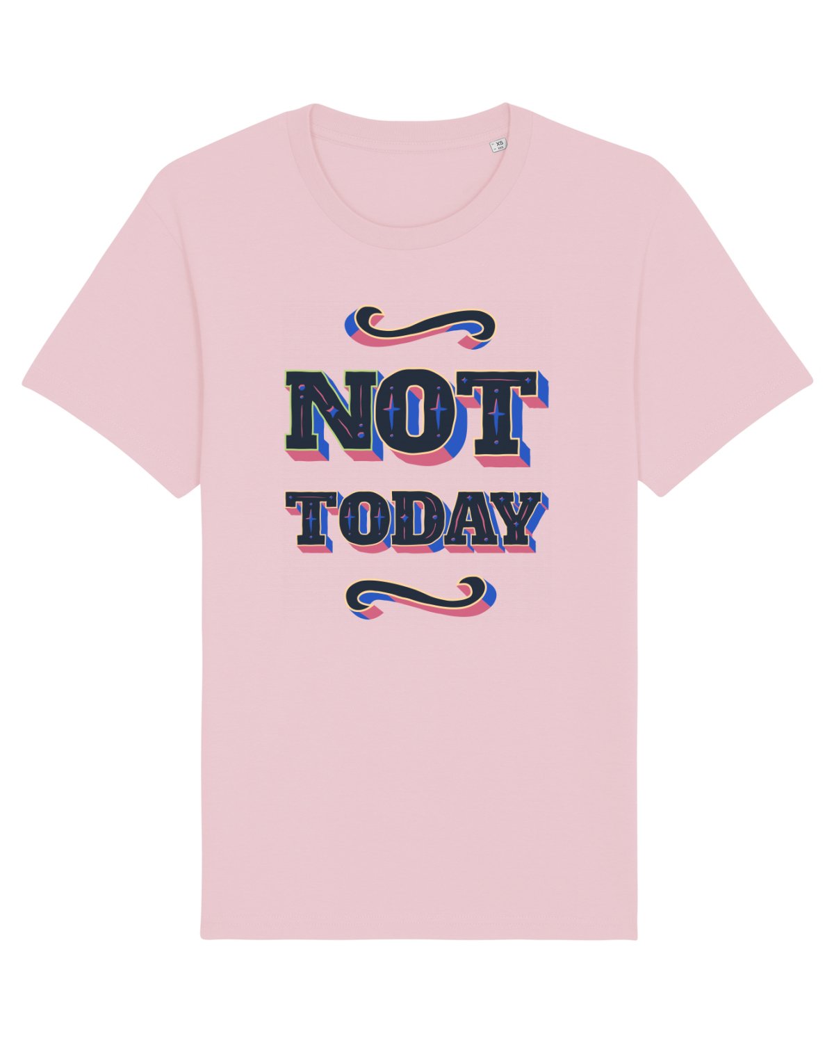 Tricou mânecă scurtă Unisex Rocker Cotton Pink