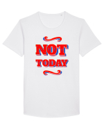 Not Today Tricou mânecă scurtă guler larg Bărbat Skater