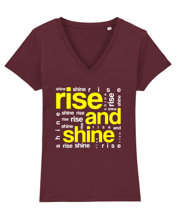 Rise And Shine Burgundy