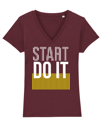Start Do It Burgundy
