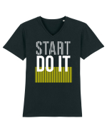 Start Do It Tricou mânecă scurtă guler V Bărbat Presenter