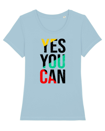 Yes You Can Sky Blue