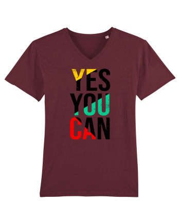 Yes You Can Burgundy
