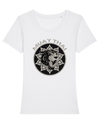 Muay Thai Fighter White