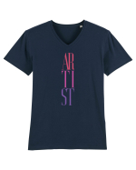 Artist - Color Tricou mânecă scurtă guler V Bărbat Presenter