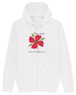 Cea mai floare Hanorac cu fermoar Unisex Connector