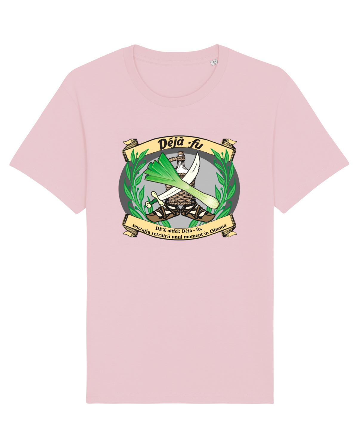 Tricou mânecă scurtă Unisex Rocker Cotton Pink