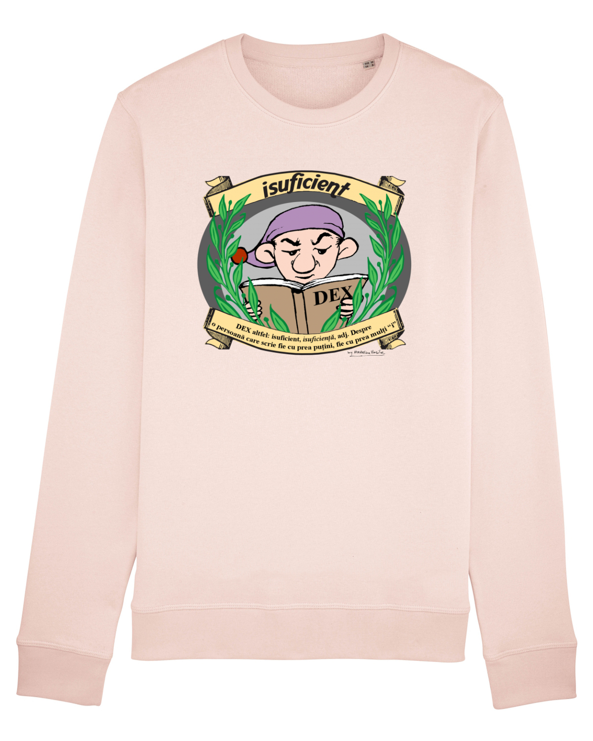 Bluză mânecă lungă Unisex Rise Candy Pink
