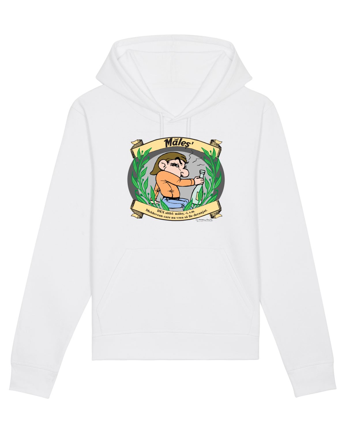 Hanorac Unisex Drummer White