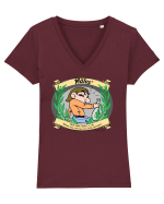 Mă lași? - DEX altfel Tricou mânecă scurtă guler V Damă Evoker