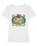 Mă lași? - DEX altfel Tricou mânecă scurtă guler larg fitted Damă Expresser