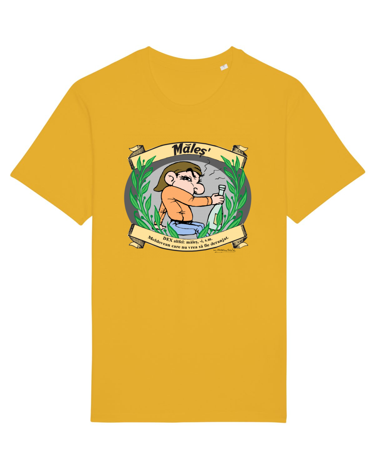Tricou mânecă scurtă Unisex Rocker Spectra Yellow