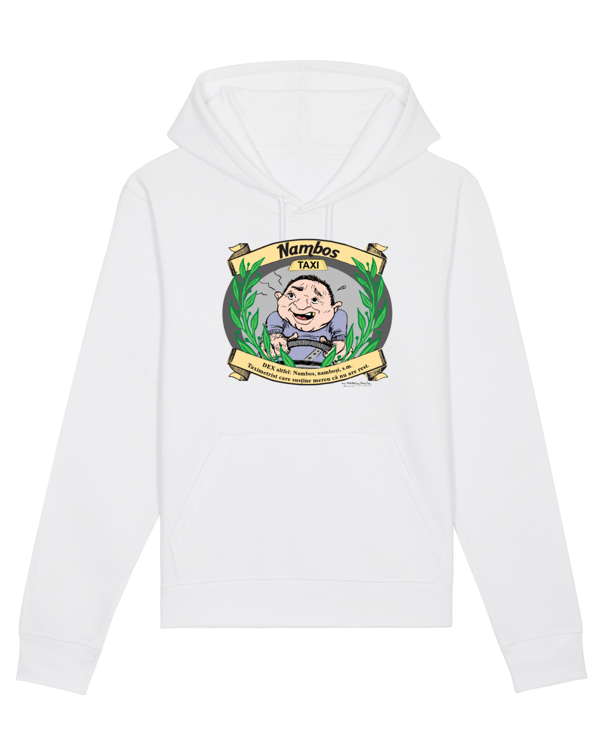 Hanorac Unisex Drummer White