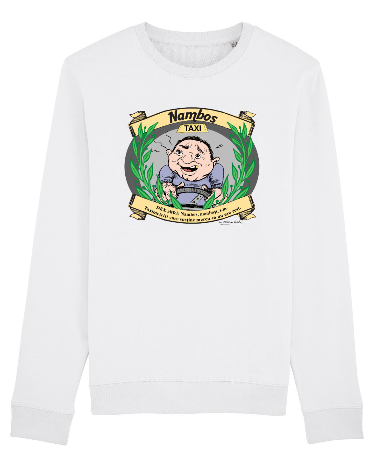 Bluză mânecă lungă Unisex Rise White