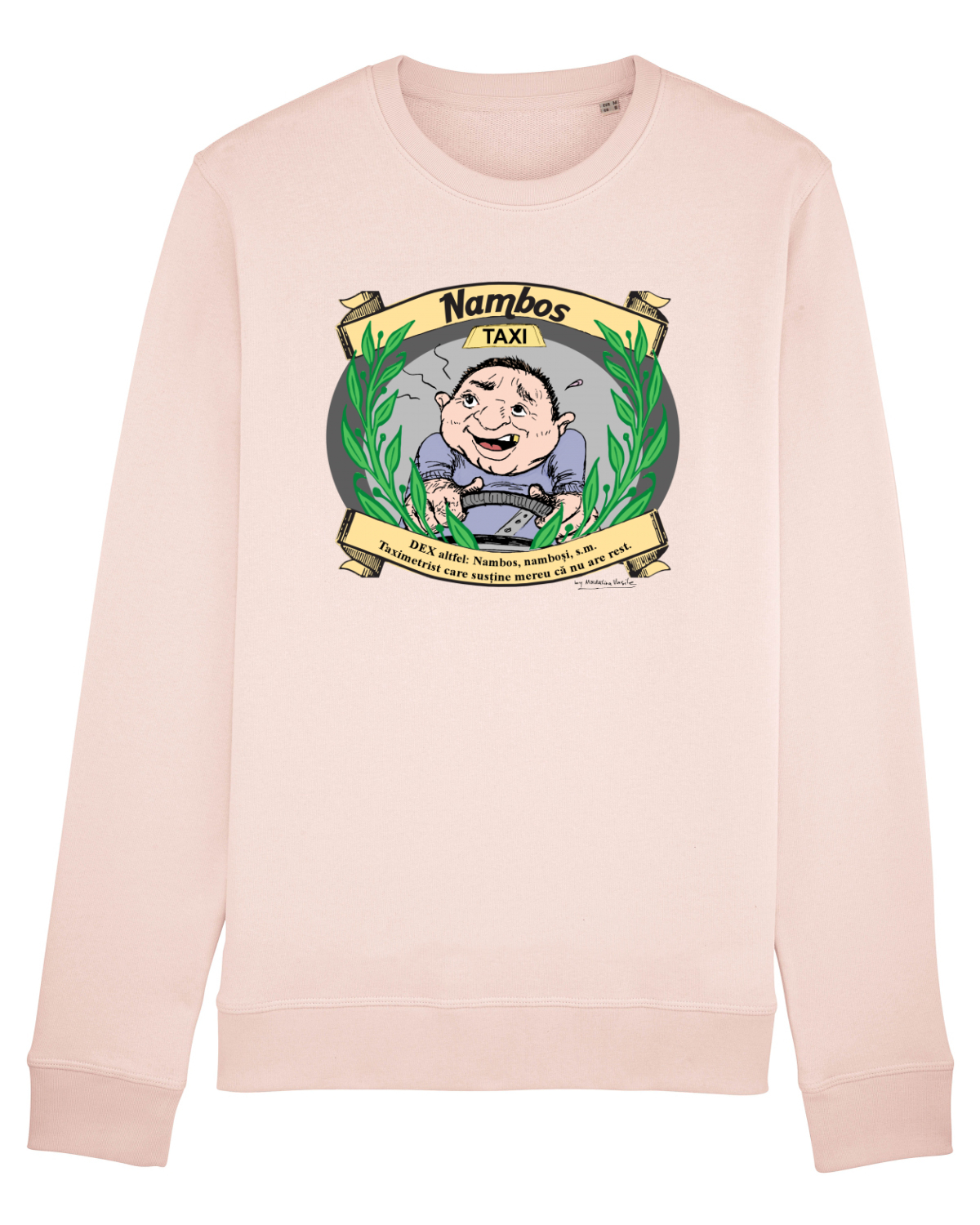 Bluză mânecă lungă Unisex Rise Candy Pink
