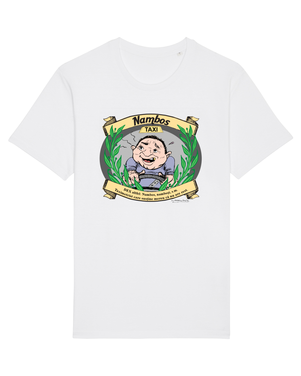 Tricou mânecă scurtă Unisex Rocker White