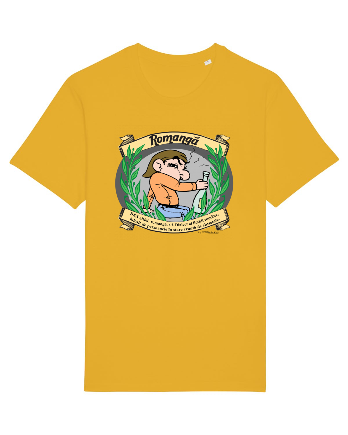 Tricou mânecă scurtă Unisex Rocker Spectra Yellow
