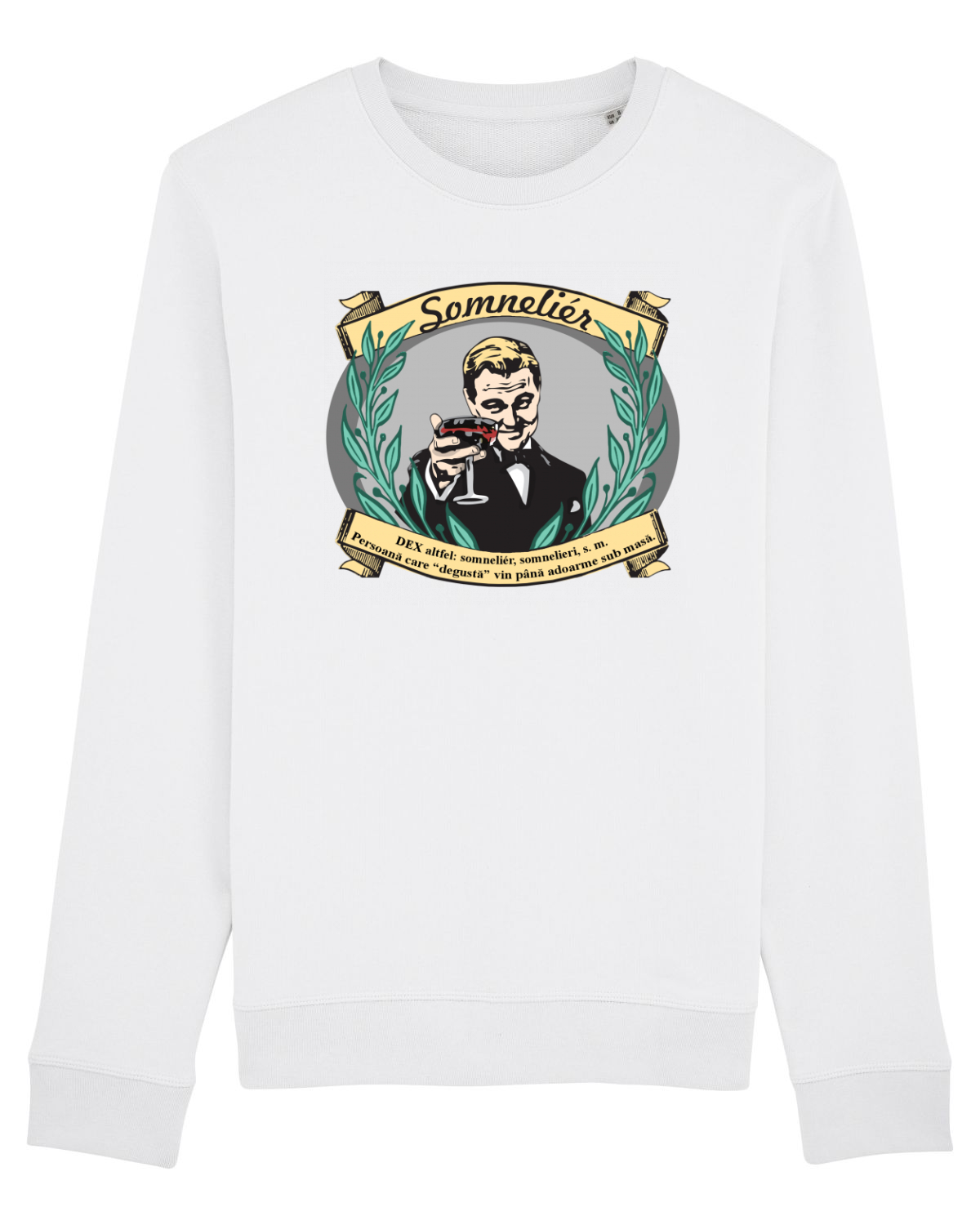 Bluză mânecă lungă Unisex Rise White