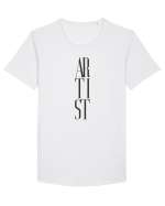 Artist ! Tricou mânecă scurtă guler larg Bărbat Skater
