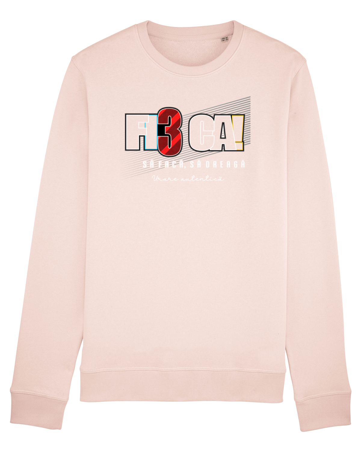 Bluză mânecă lungă Unisex Rise Candy Pink