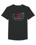 Fie ca! Tricou mânecă scurtă guler larg Bărbat Skater