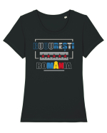 București - România Tricou mânecă scurtă guler larg fitted Damă Expresser