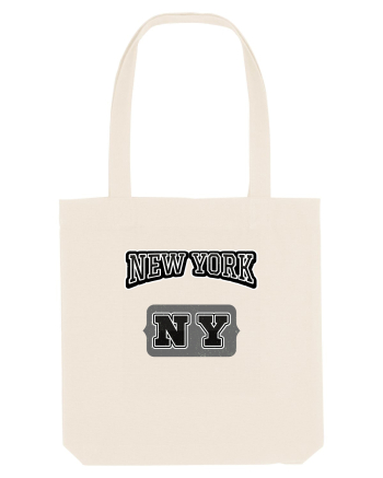 Retro Vintage New York College Jersey Natural