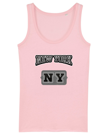 Retro Vintage New York College Jersey Cotton Pink