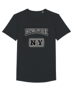 Retro Vintage New York College Jersey Tricou mânecă scurtă guler larg Bărbat Skater