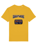 Retro Vintage New York College Jersey Tricou mânecă scurtă Unisex Rocker