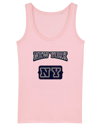 Retro Vintage New York College Jersey Cotton Pink