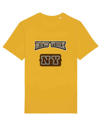 Retro Vintage New York College Jersey Spectra Yellow
