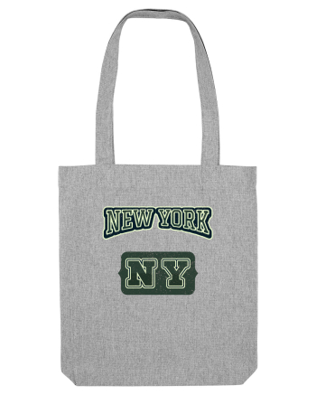 Retro Vintage New York College Jersey Heather Grey