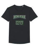 Retro Vintage New York College Jersey Tricou mânecă scurtă guler larg Bărbat Skater