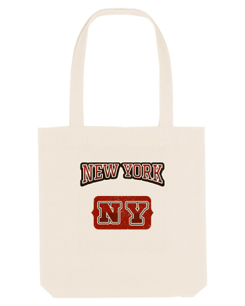 Retro Vintage New York College Jersey Natural