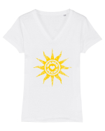 Vama Veche Love Tricou mânecă scurtă guler V Damă Evoker