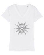 Vama Veche Love 2 Tricou mânecă scurtă guler V Damă Evoker
