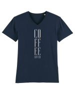 Coffee Lover.. Tricou mânecă scurtă guler V Bărbat Presenter