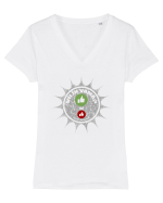 Vii in Vama? 2 Tricou mânecă scurtă guler V Damă Evoker