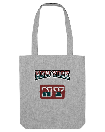 Retro Vintage New York College Jersey Heather Grey