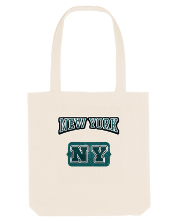 Retro Vintage New York College Jersey Natural