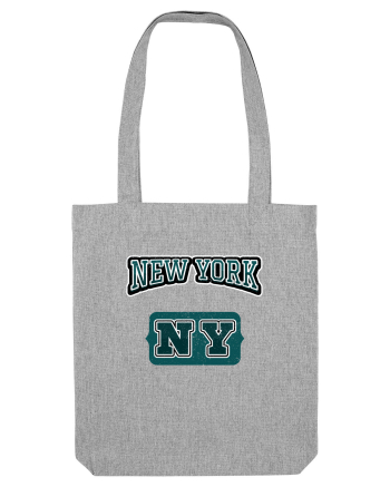 Retro Vintage New York College Jersey Heather Grey
