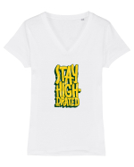Stay Highdrated Tricou mânecă scurtă guler V Damă Evoker