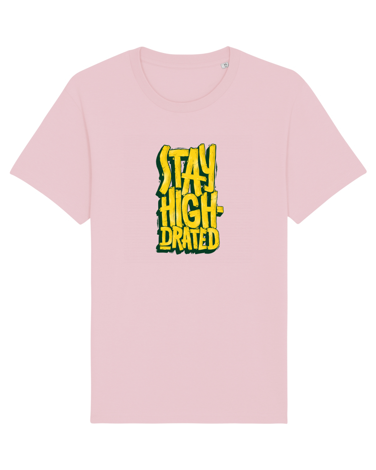 Tricou mânecă scurtă Unisex Rocker Cotton Pink